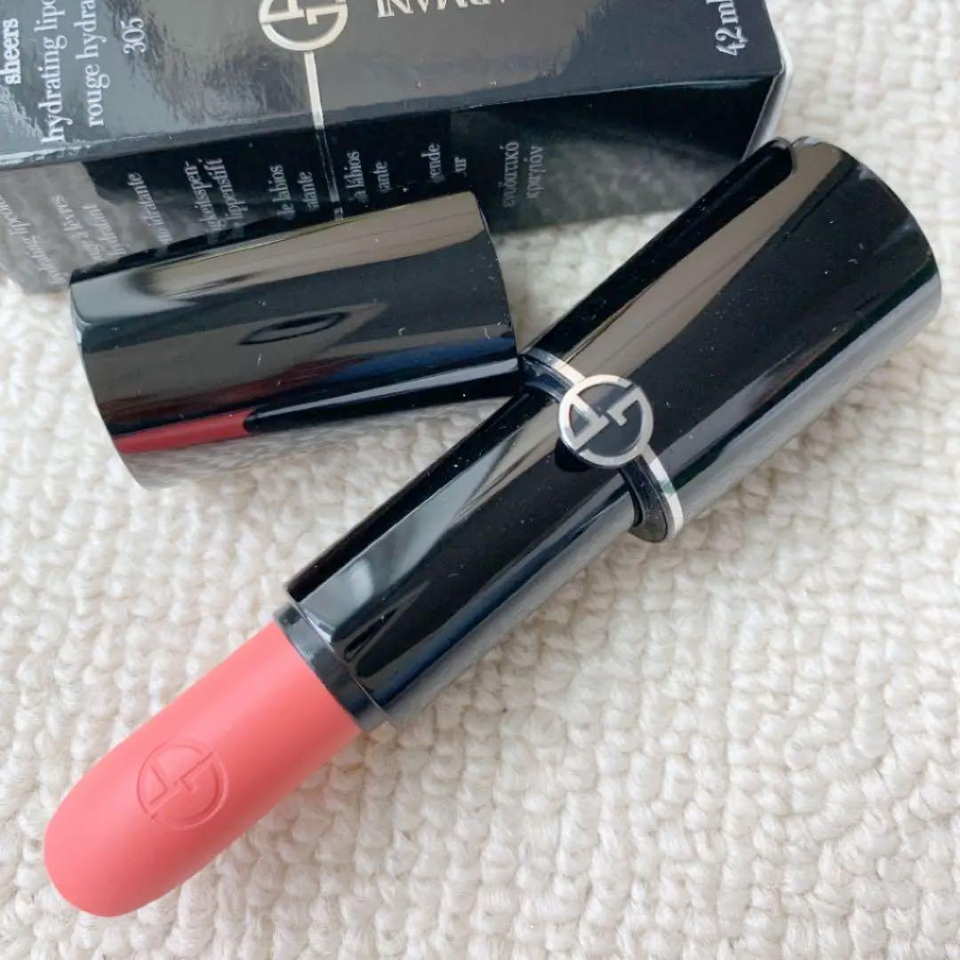 新品❤️ジョルジオアルマーニ ルージュ ドゥ アルマーニ シアー夏305コーラル ルージュドゥアルマーニシアー(アルマーニ ビューティ)の通販・口コミ