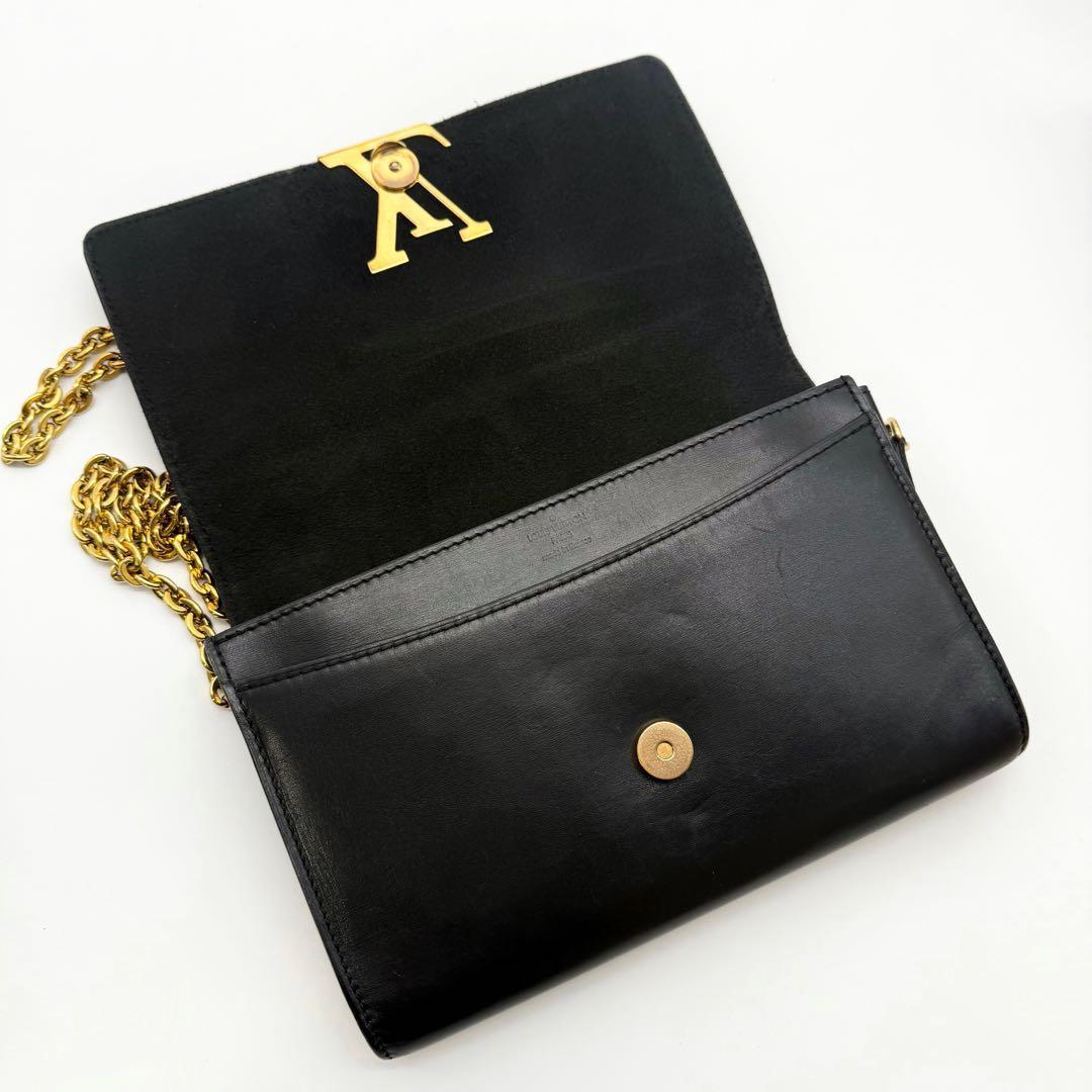 良品✨ルイヴィトン ポシェット ルイーズMM チェーンショルダーバッグ