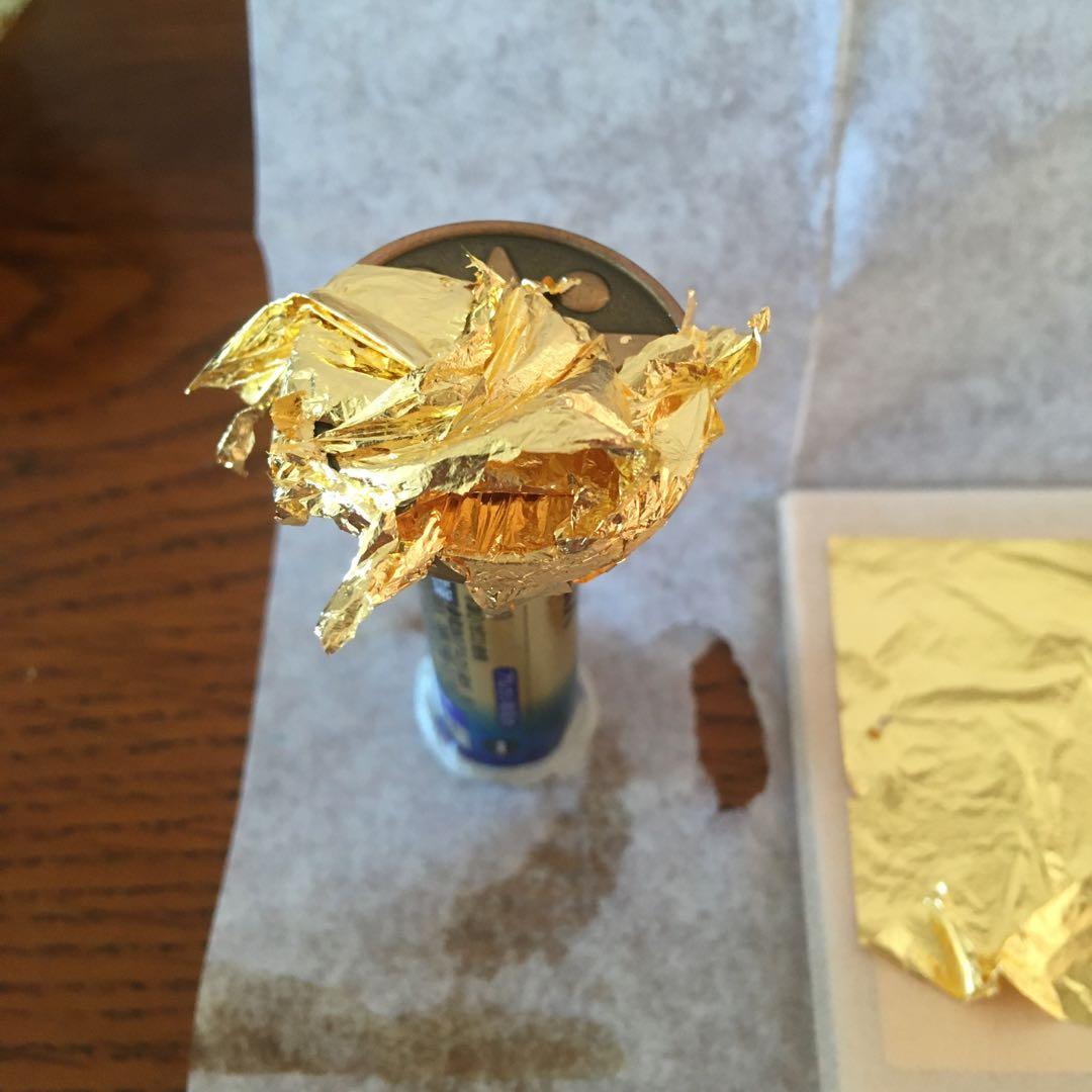 特製 24金 純金箔貼り仕上げ 1/1スケール ロトのしるし&ちいさなメダル