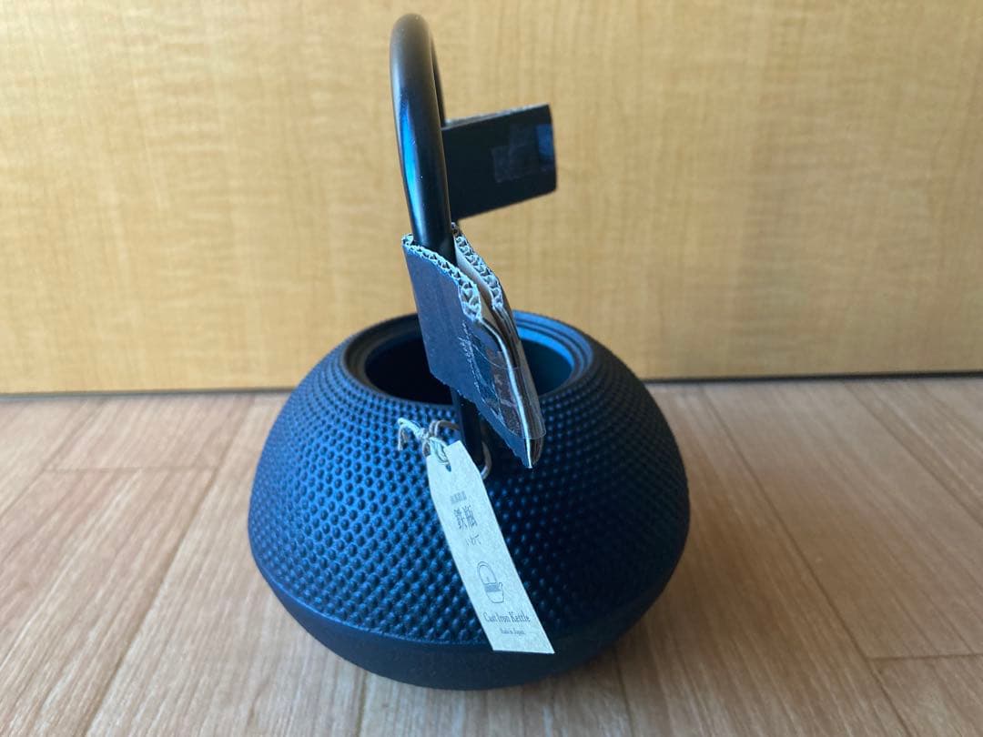 新品未使用　OIGEN 鉄瓶 mine H-143-S 0.75L 黒