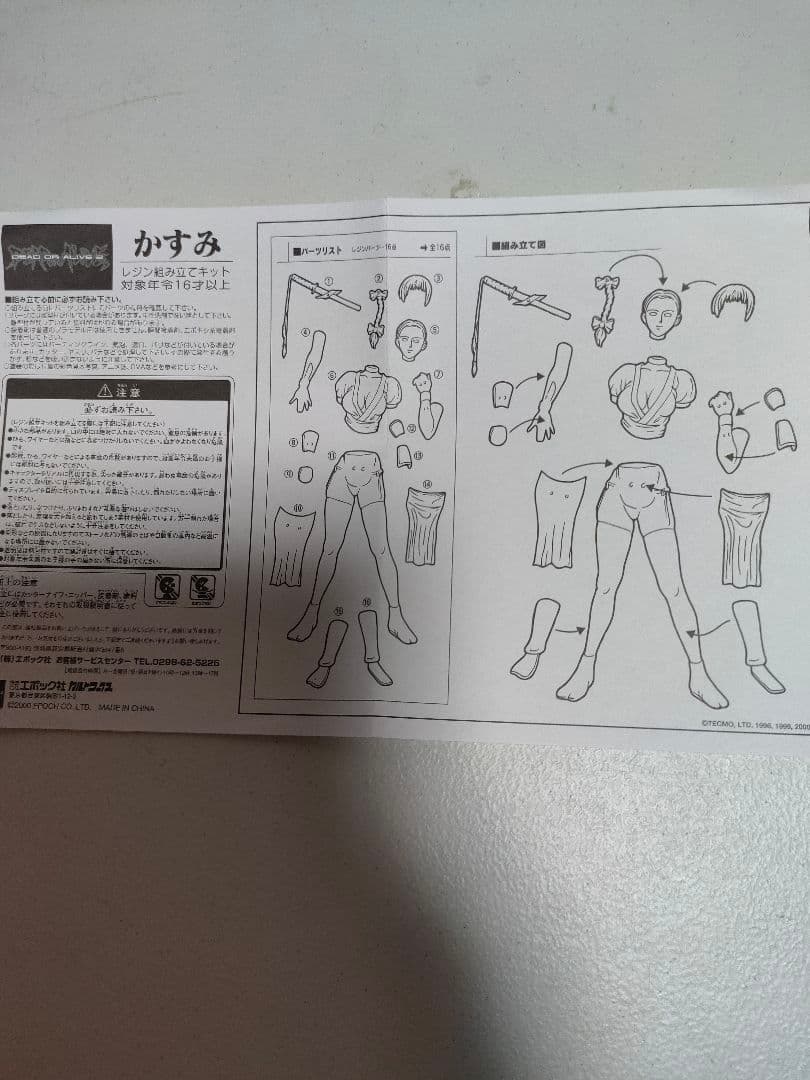 霞　かすみ デッドオアアライブ　Dead or Alive　ガレージキット