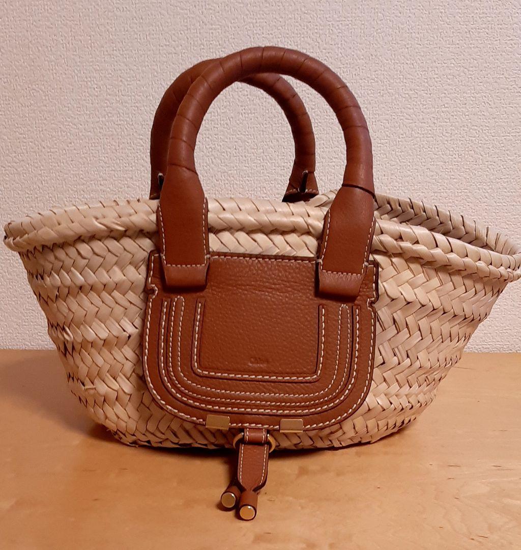 週末お値下げ❗新品未使用 Chloe クロエ マーシーカゴバッグ ブラウン 楽天市場】Chloe クロエ かごバッグ MARCIE マーシー CHC22SS732G58