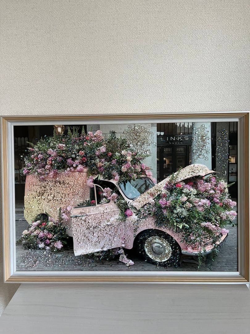 クリスタルアート　ピクチャー　水晶絵 Amazon.co.jp: クリスタルアート オウルグラス アートパネル 66x56cm