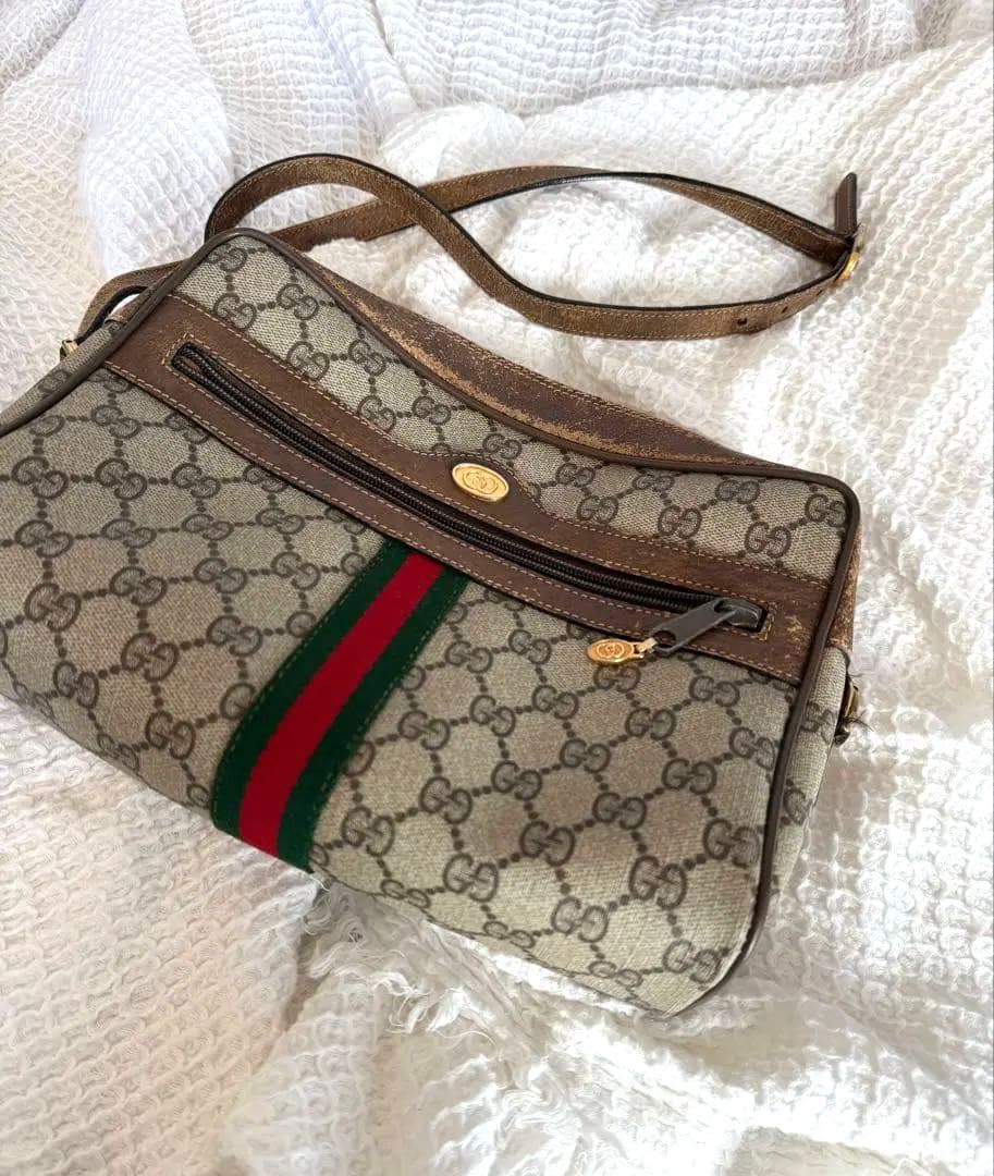 大幅値下げ中 GUCCI グッチ GGパターン ショルダーバッグ