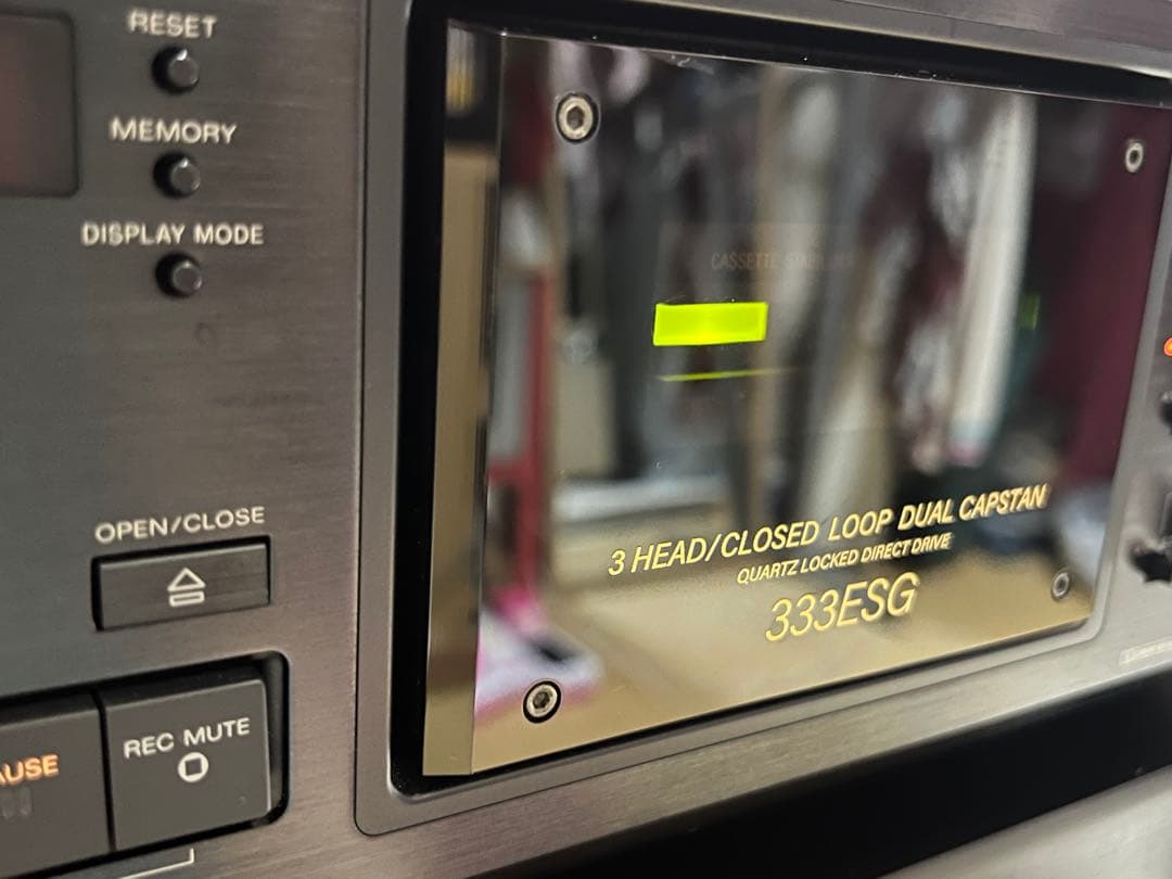 美品！SONYソニーTC-333ESGバブル全盛期の熟成3ベッドカセットデッキ