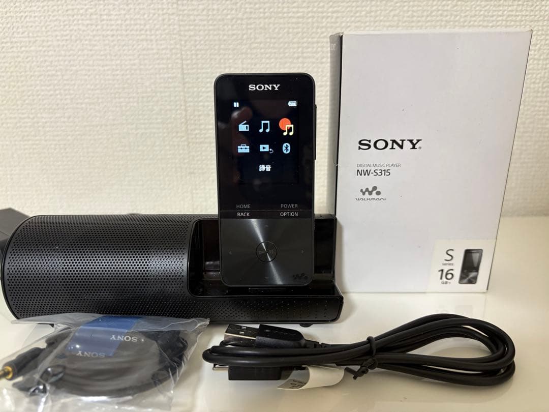 【美品・中古】SONY NW-S315 ウォークマン スピーカー付き 楽天市場】NW-S315K（ポータブルオーディオプレーヤー｜オーディオ