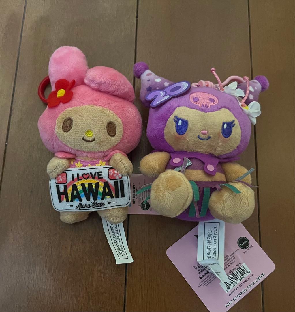 日焼けマイメロ&クロミ ハワイ限定ぬいぐるみセット 20周年記念 - メルカリ