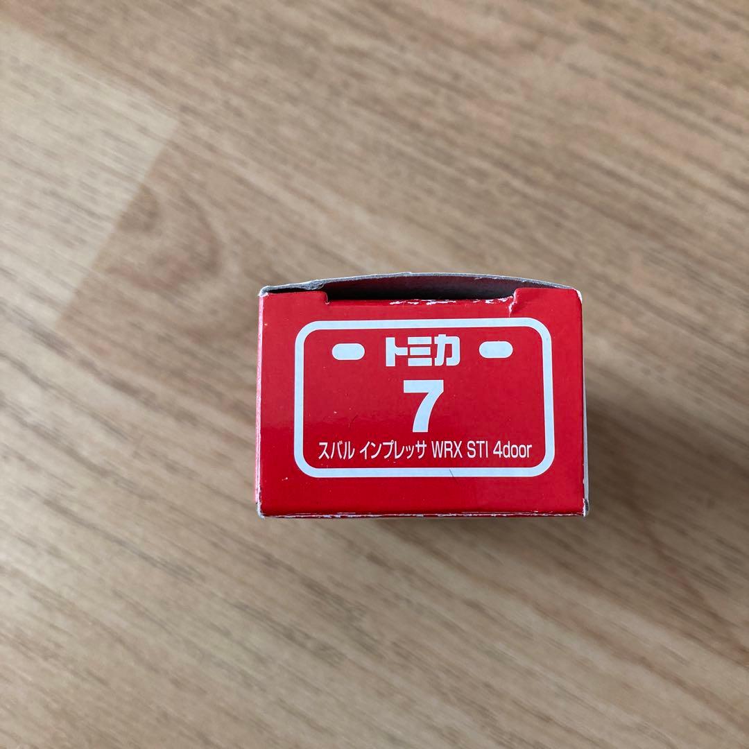 絶版/廃盤】トミカ No.7 スバル インプレッサ WRX STI 4door - メルカリ