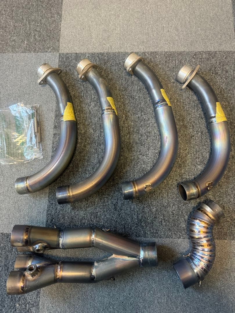 アサヒナレーシング　フルチタンストレートヘッダーパイプ　YZF-R6 BN6 17-YZF-R6 フルチタン ストレートヘッダーパイプ | バイクマフラーの