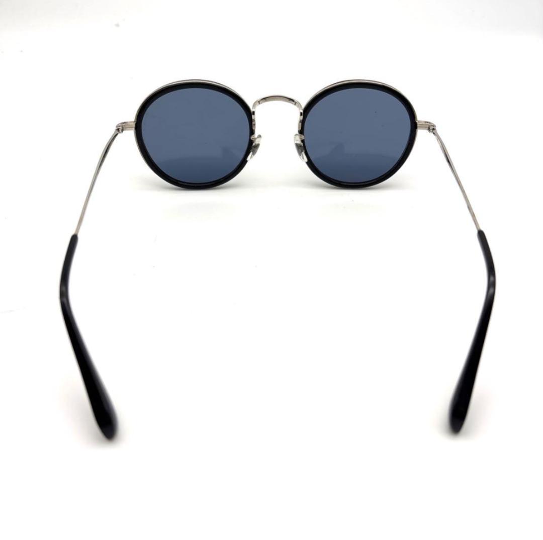 オリバーピープルズ Meline ブラック×シルバー ブルーレンズ 石井竜也