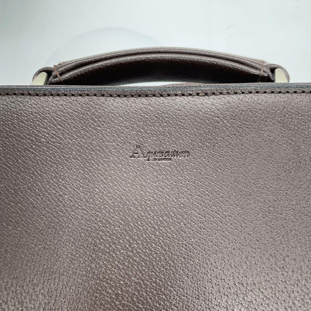 美品 アクアスキュータム マルエム 2way ビジネスバッグ クラブ