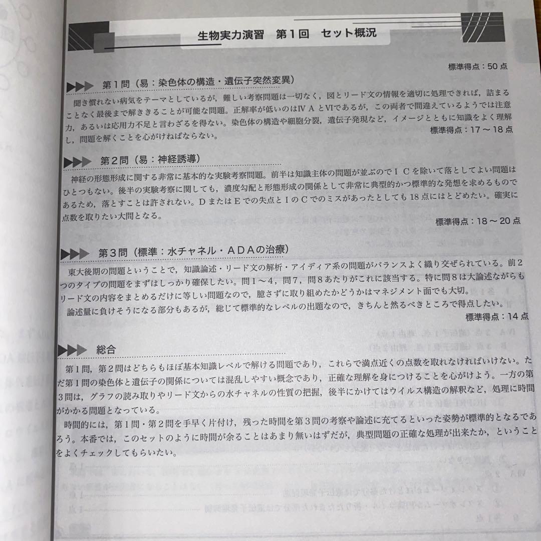 鉄緑会高３生物実力演習