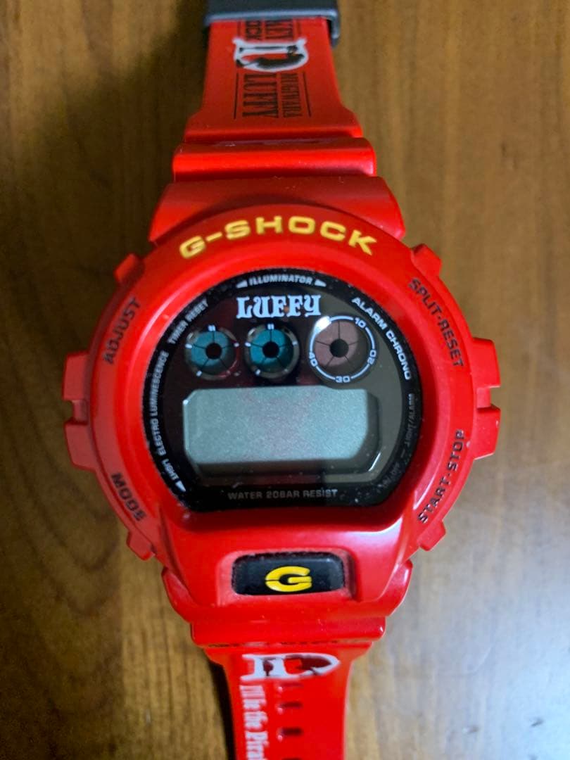 CASIO・G-SHOCK・ワンピース・ONE PIECE・ルフィモデル・赤
