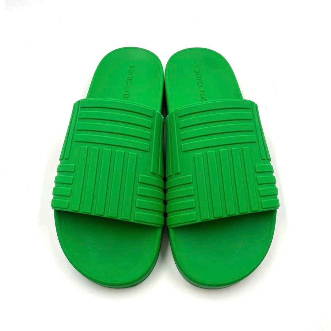 《未使用級》ボッテガヴェネタ デイジー スライダー サンダル スライド グリーン