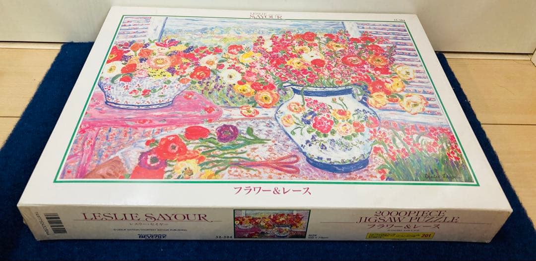 【新品未開封】フラワー&レース　レスリーセイヤー　ジグソーパズル　2000ピース 新品未開封】フラワー&レース レスリーセイヤー ジグソーパズル 2000