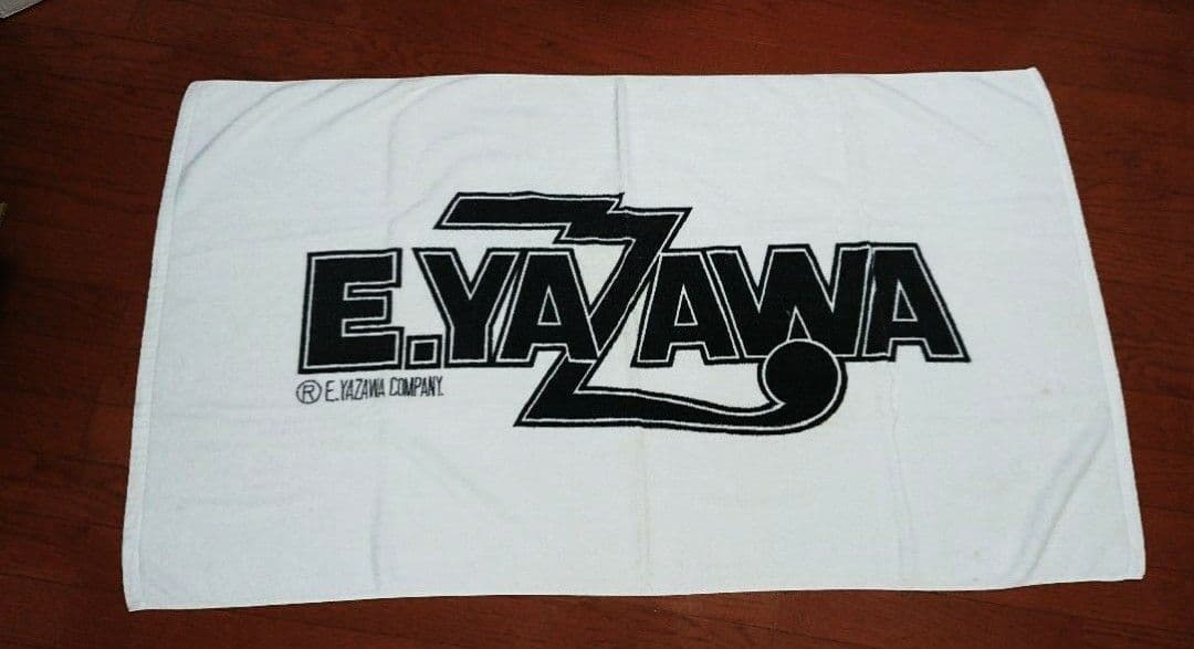 矢沢永吉 カンパニータオル 矢沢永吉 カンパニータオル 白 黒 ロゴ