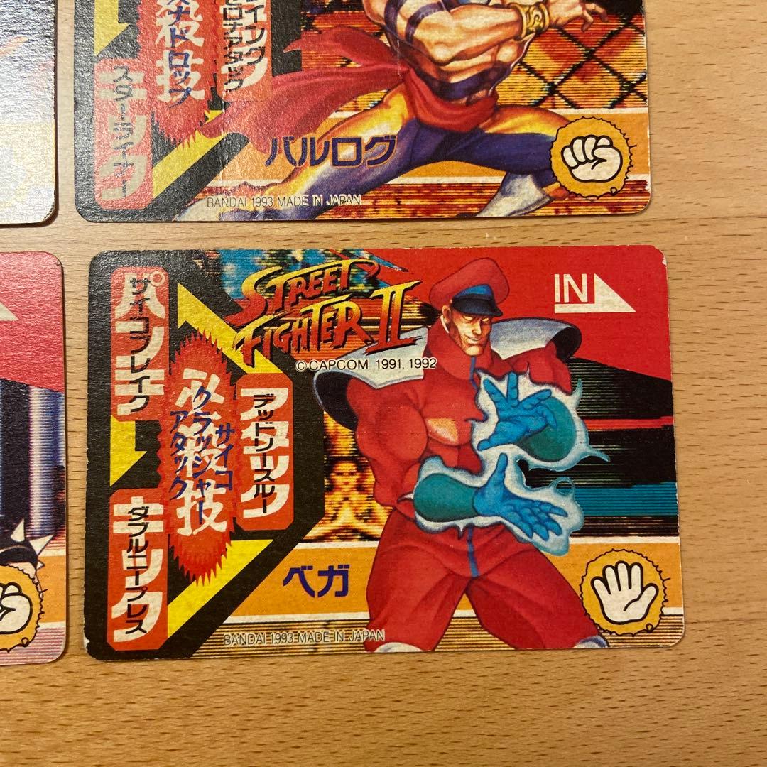 ストリートファイターII キャラクターカード フルコンプ レトロ 両面