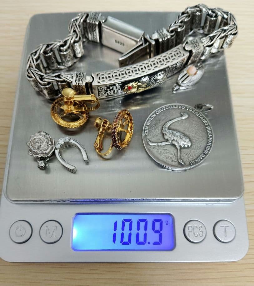 銀高騰 ジャンクsilver925,純銀,シルバーまとめ約100g・ 銀素材 - メルカリ