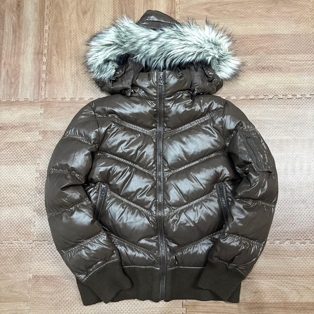 OLD UNIQLO ユニクロプレミアムダウンジャケット ブラウン 3way - メルカリ