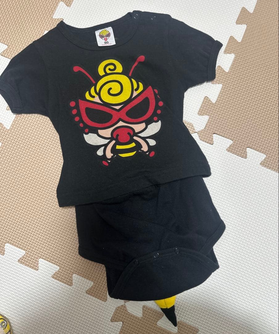 ヒステリックミニ リトルビー ハチ ロンパース 尻尾 80 www.cosaga.com