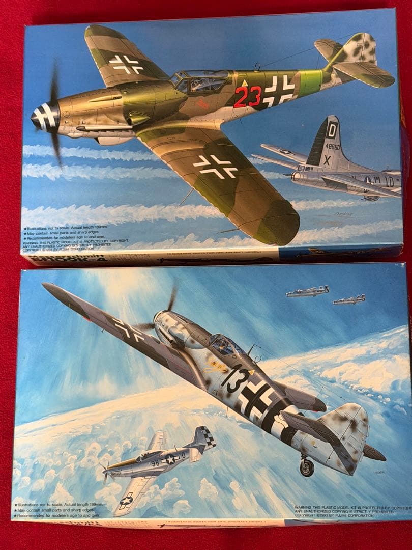 1/48フジミ、ホビークラフト、エデュアルド Bf 109シリーズ 全8個