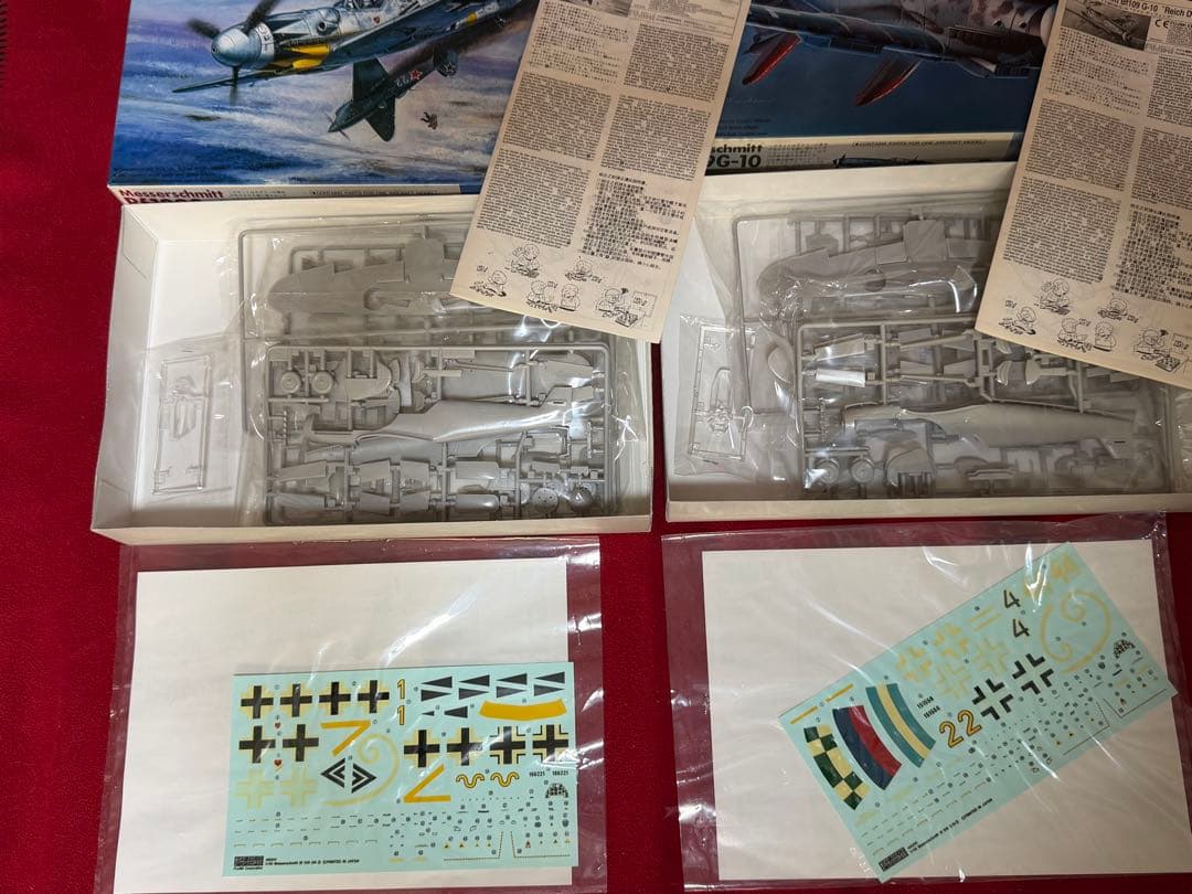 1/48フジミ、ホビークラフト、エデュアルド Bf 109シリーズ 全8個