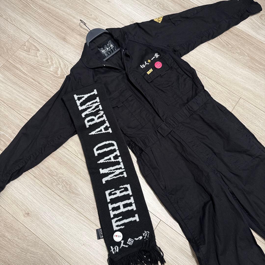 美品 切人一家 つなぎ レーシングスーツ マフラー キリト Angelo