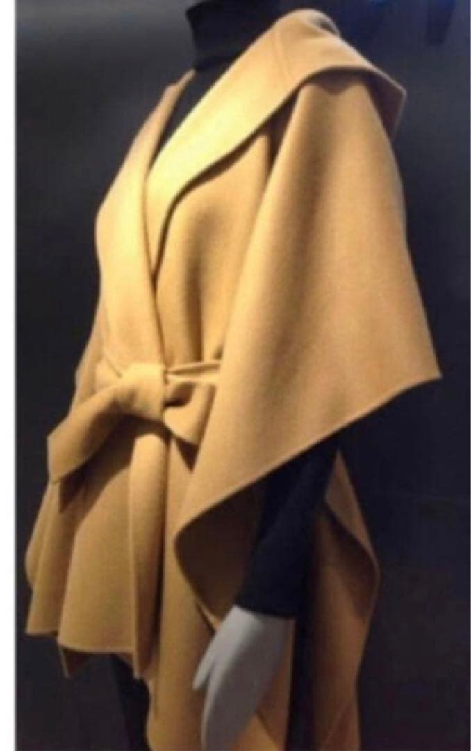 セオリー☆ NEW DIVIDE LUXEポンチョコート未使用キャメル - メルカリ