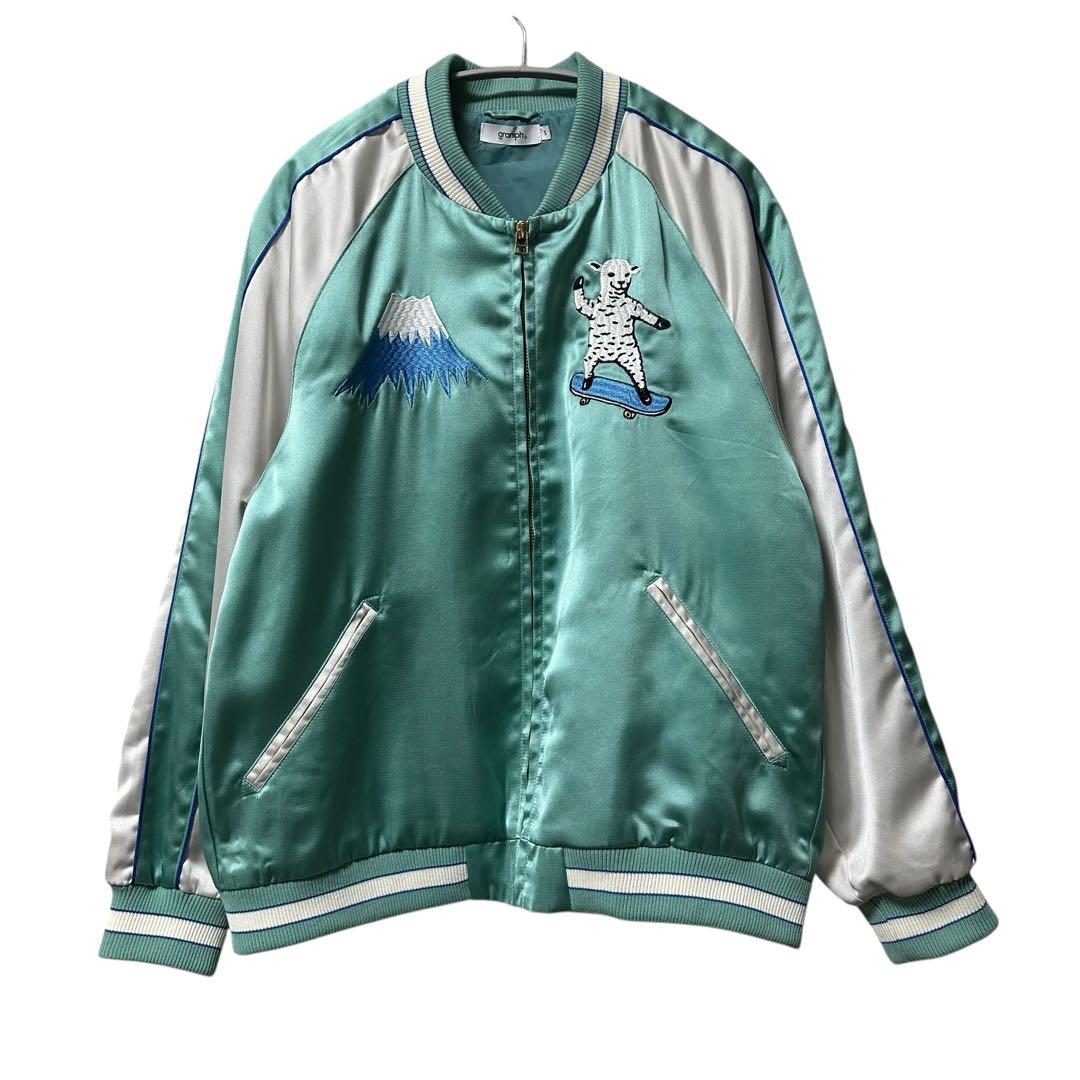 未使用 レベル】 graniph グラニフ ラムチョップスケート スカジャン