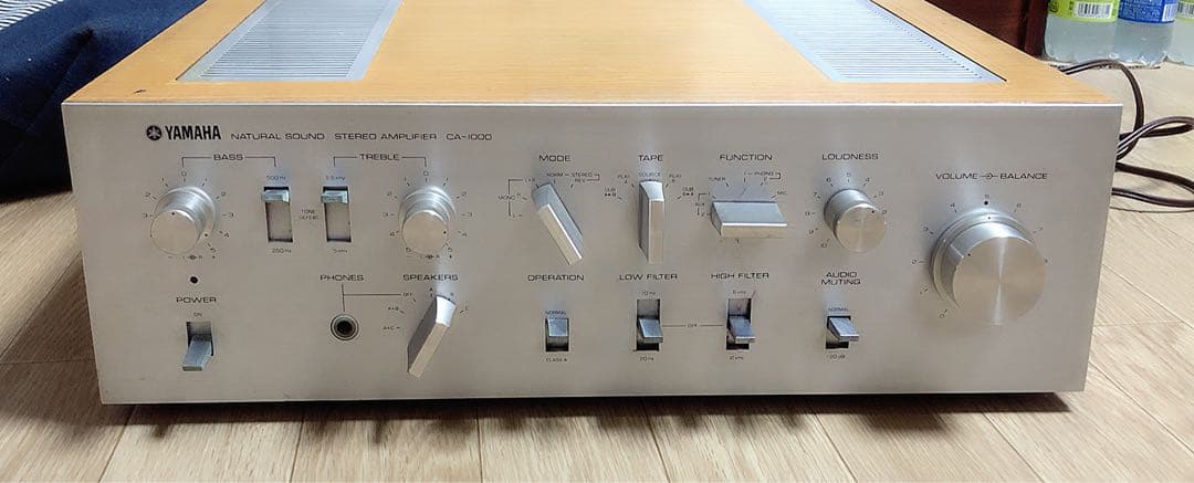 YAMAHA ステレオアンプ CA-1000。動作確認済み YAMAHA CA-1000の仕様 ヤマハ