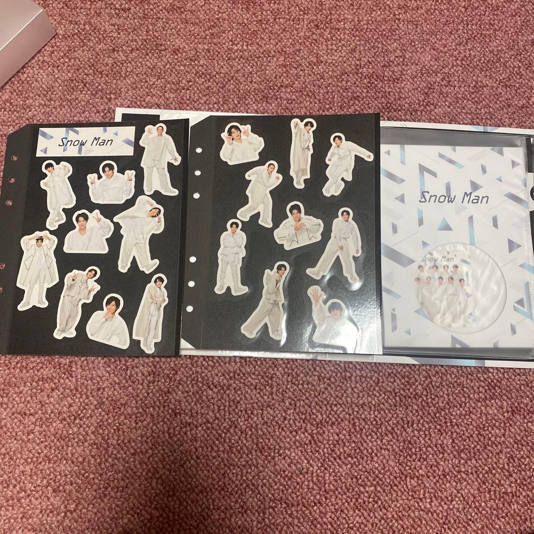SnowMan フォトアルバム フレークシール 2021 ポートレート メモ帳