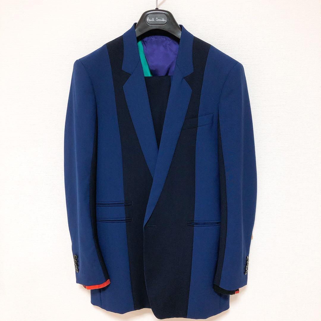 美品】定価15万 ポールスミス セットアップスーツ MSサイズ 無地