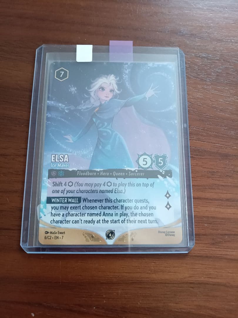 ロルカナ エルサ 氷をつくりし者 英語版1枚 - メルカリ