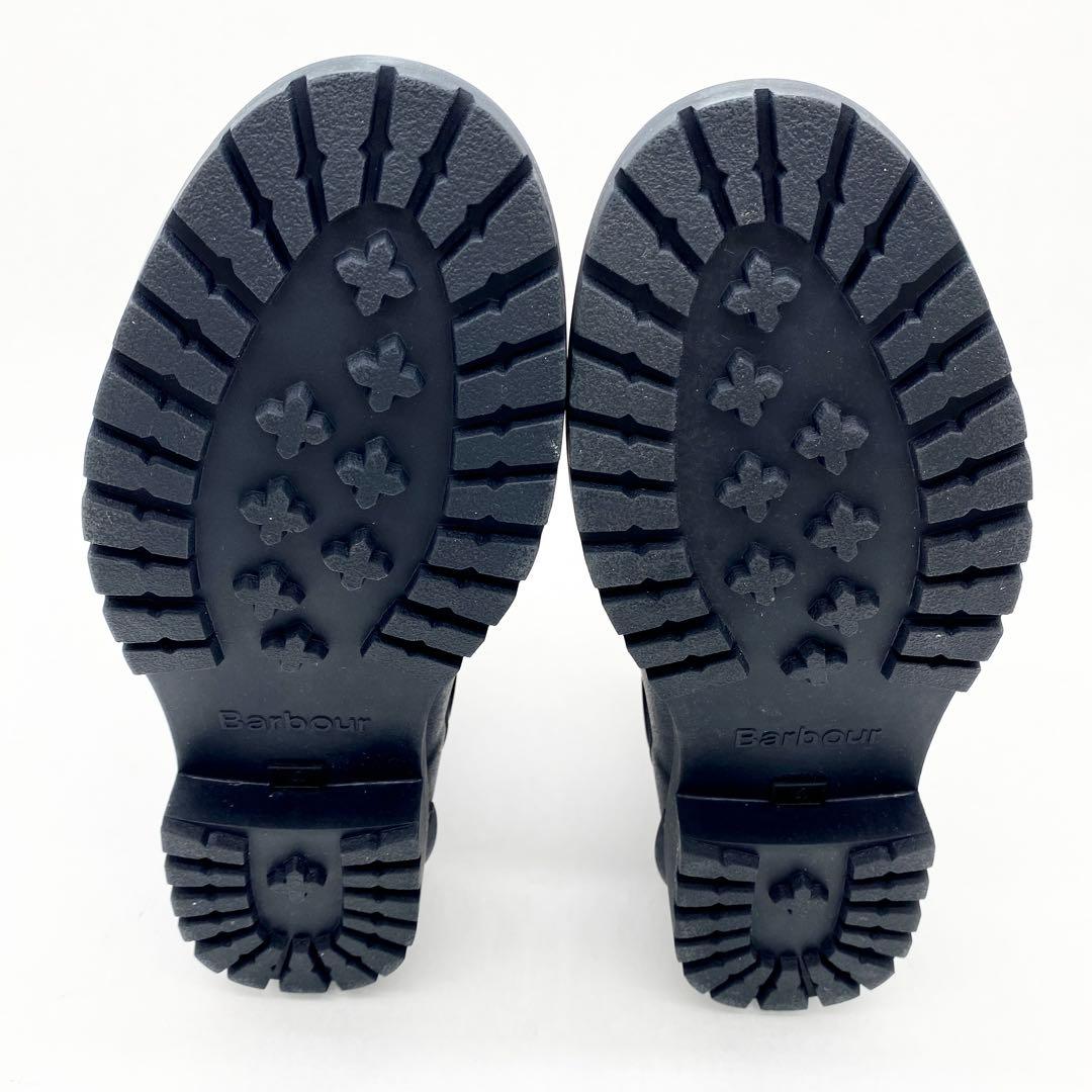 A16492 未使用級 バブアー サイドゴア レインブーツ ネイビー UK4