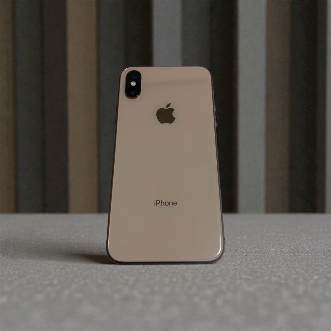 ジャンク】iPhone XS 本体 64GB ゴールド 画面下部タッチ操作不可