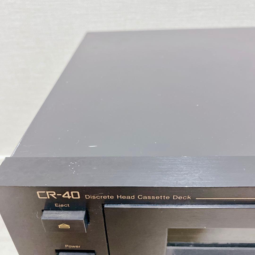 超希少 高級品 Nakamichi CR-40 3ヘッド カセットデッキ - メルカリ