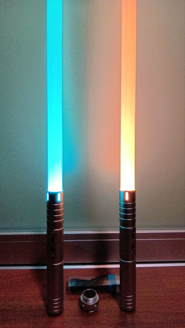 合金製ライトセーバー ダース・モール仕様 SWギミック 振動 音光 usb