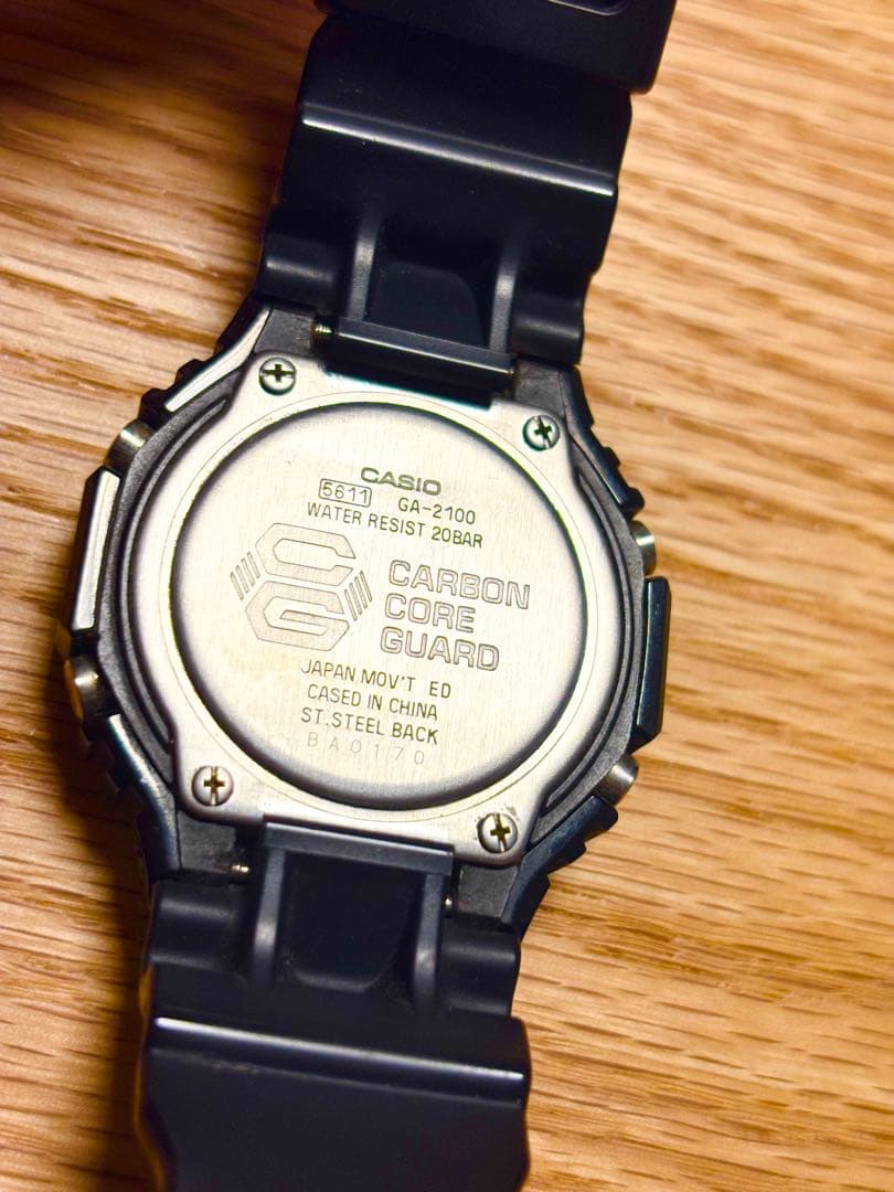 《稼動品》G-SHOCK GA-2100-1A1JF