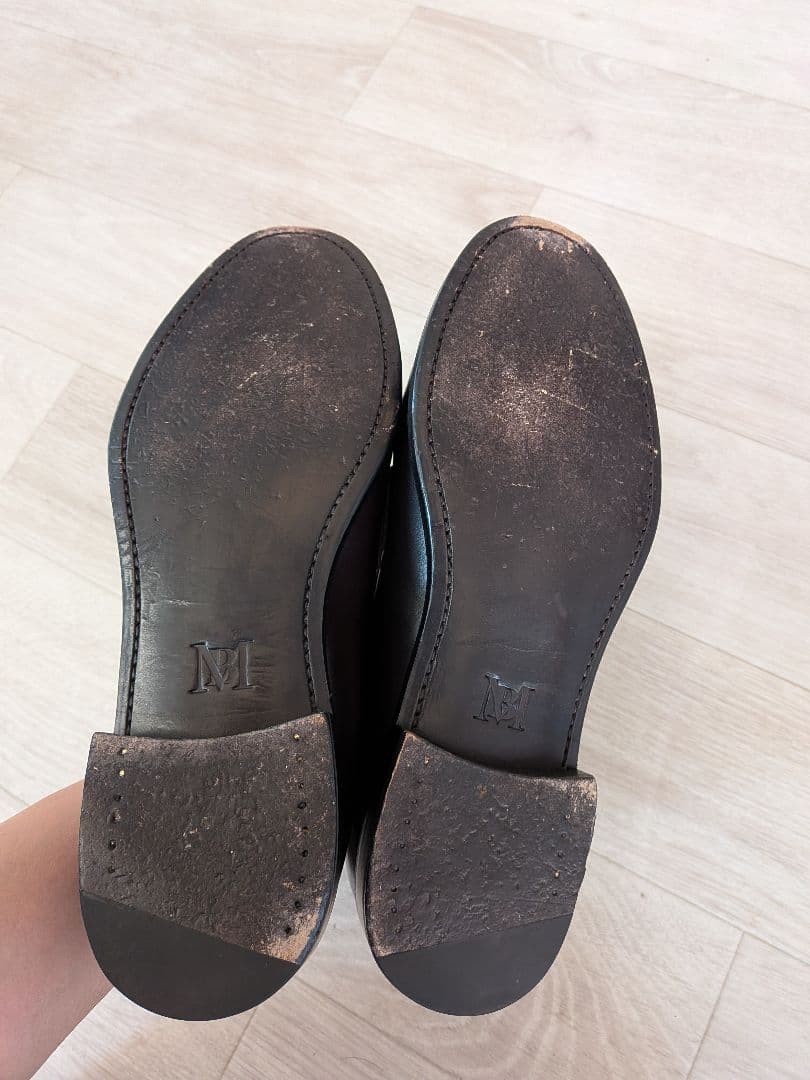 MB ハンドメイド グッドイヤーウェルトレザーローファー by アノネイ