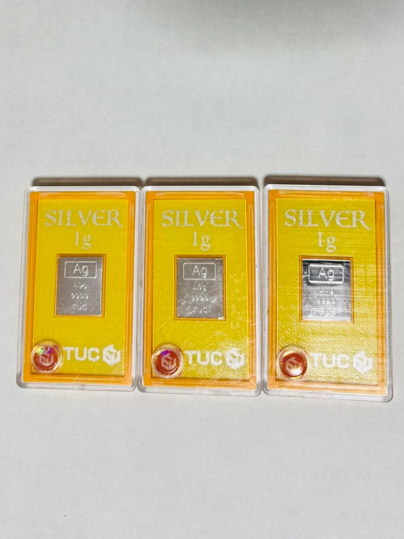 TUC 銀 1g 景品 3枚セット - メルカリ