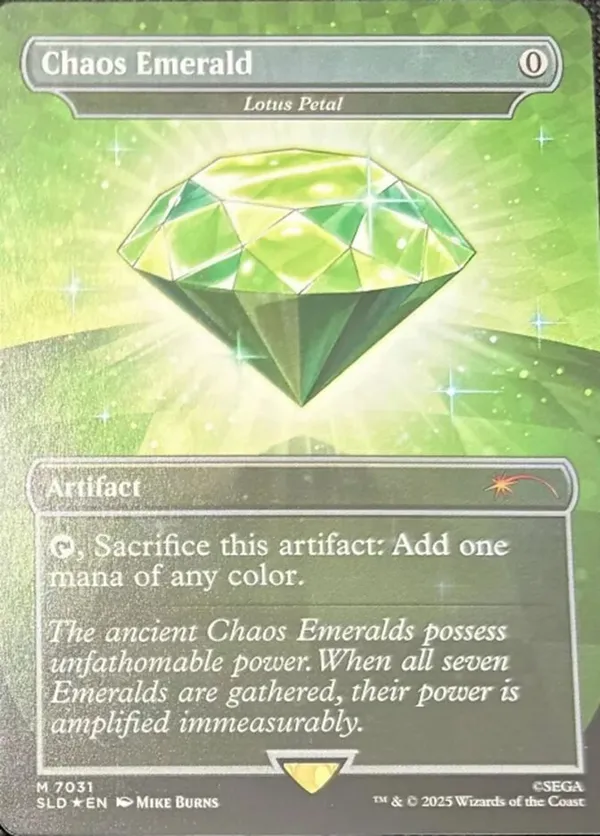 Chaos Emerald - Lotus Petal (7031) • Secret Lair Series (SLD) #7031