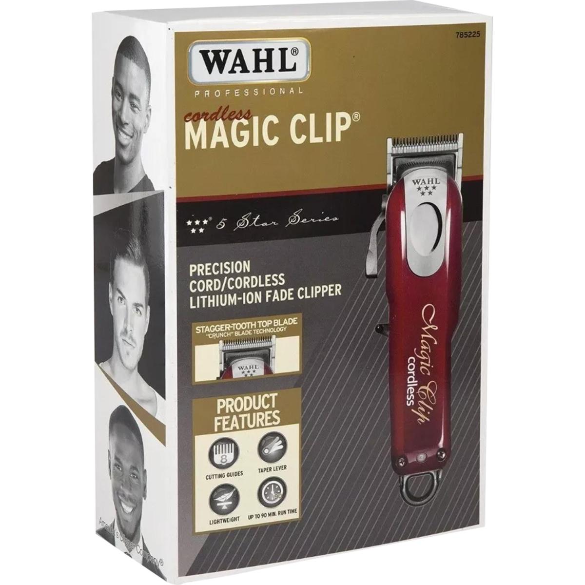 Máquina de Corte Magic Wahl Clip Cordless Ìons de Lítio - Mundomax