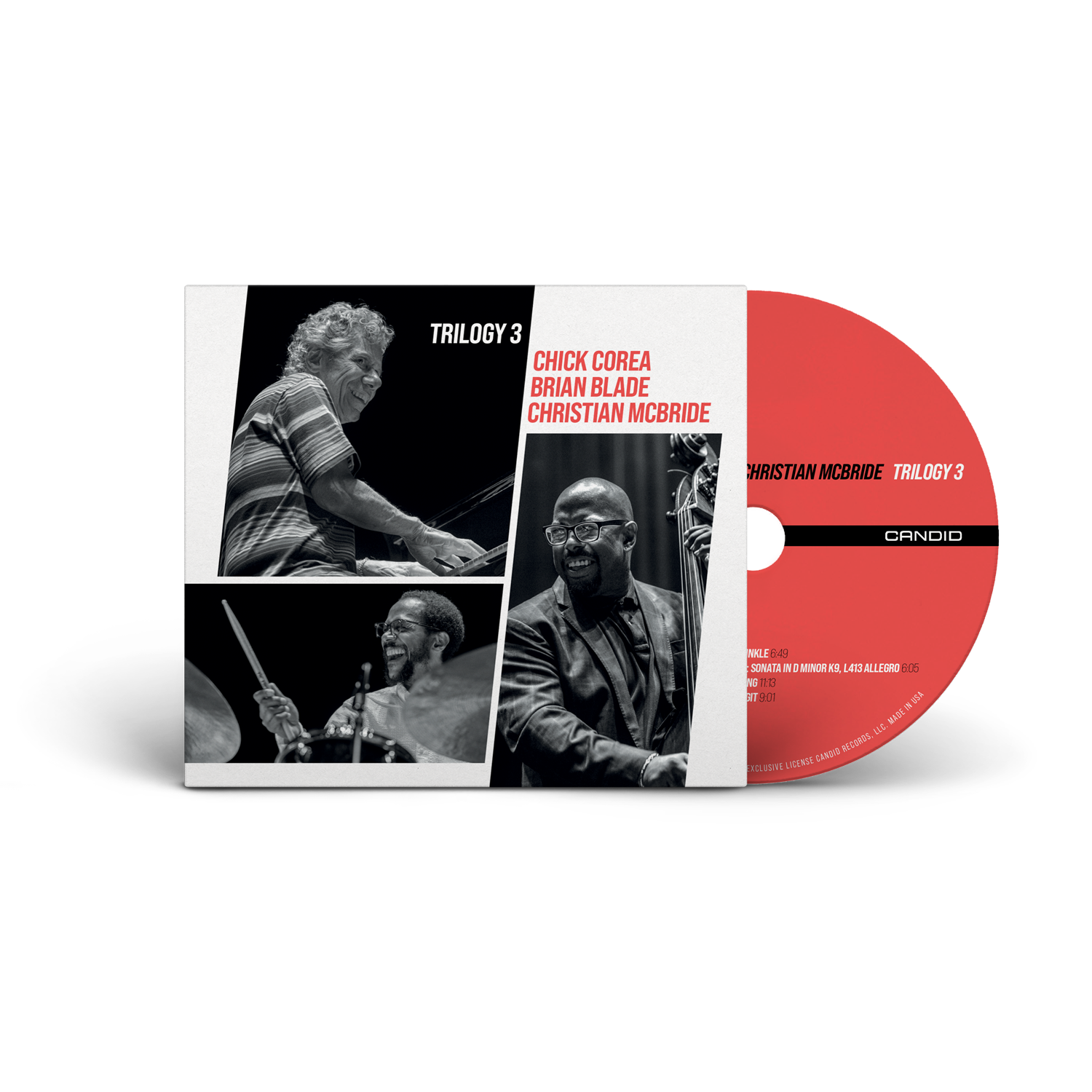 Chick Corea - Trilogy 3 CD | Shop the Candid Records Official Store