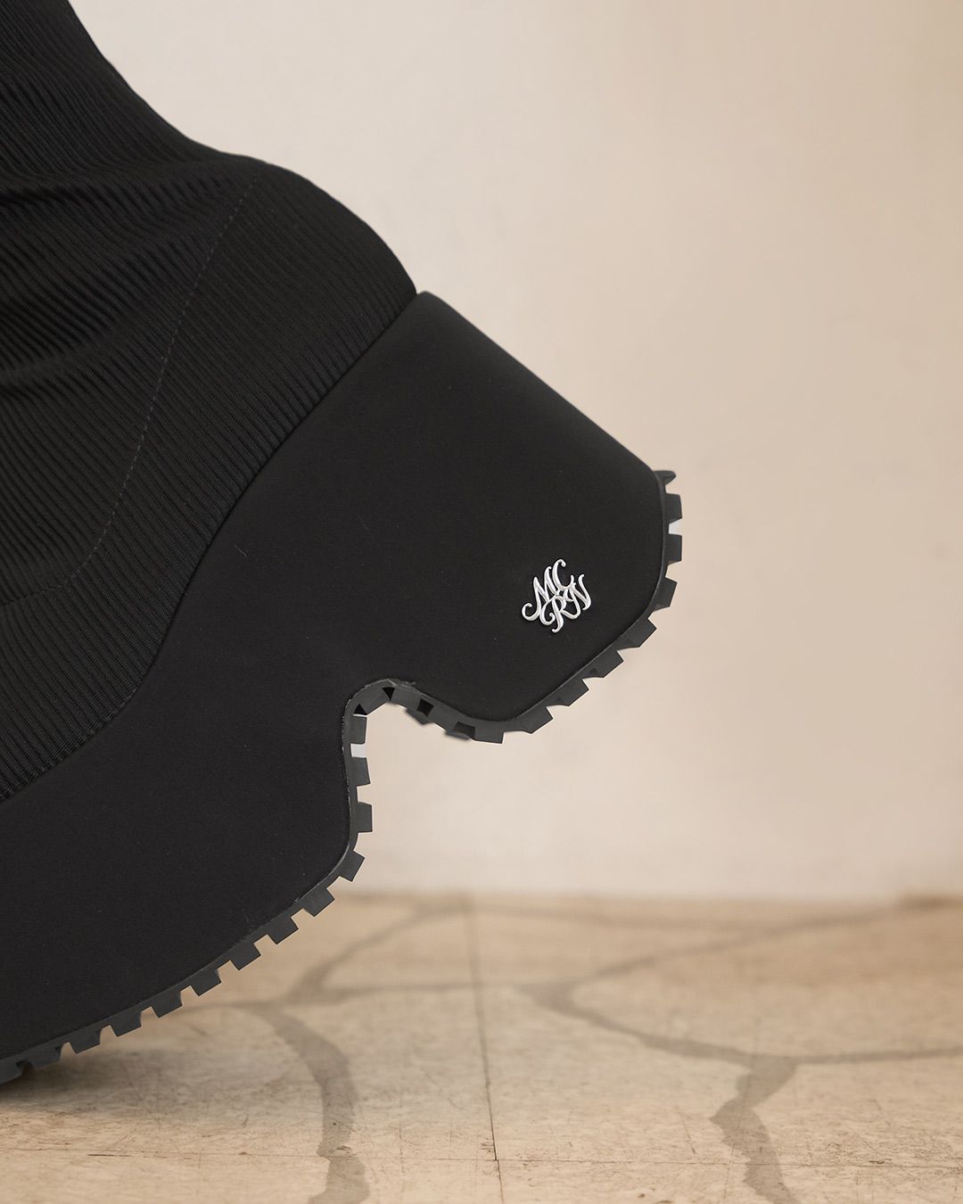 michellMacaron 12cm盛れるロングブーツ M michellMacaron 12cm盛れる