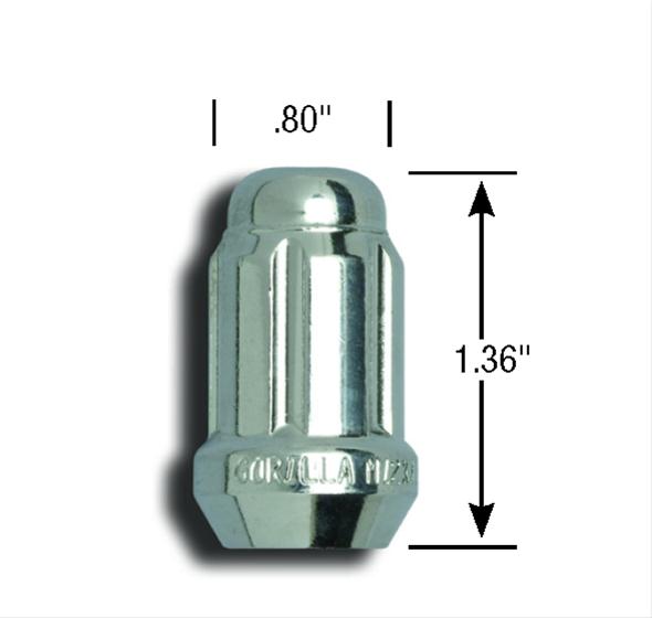 Gorilla Automotive 21133HT Gorilla Small Diameter Lug Nuts