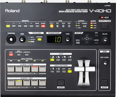 Roland Pro A/V - V-40HD | Multi-format Video Switcher