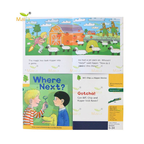 ORT Stage3-5 オックスフォード MaiyaPen対応 英語絵本120冊 絵辞書