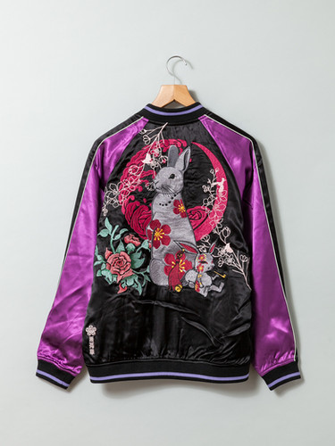 riku.riku.ruru】 【COACH】スカジャン リバーシブル riku.riru.ruru