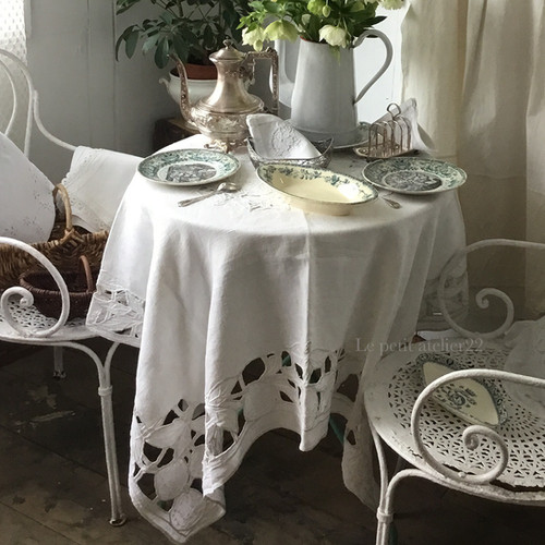 3005花嫁衣装の丸帯リメイク タッセル付き正絹テーブルランナーと2964