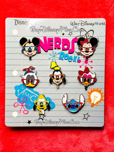 Nerds Rock 7 Pin Set | BuyDisneyPins